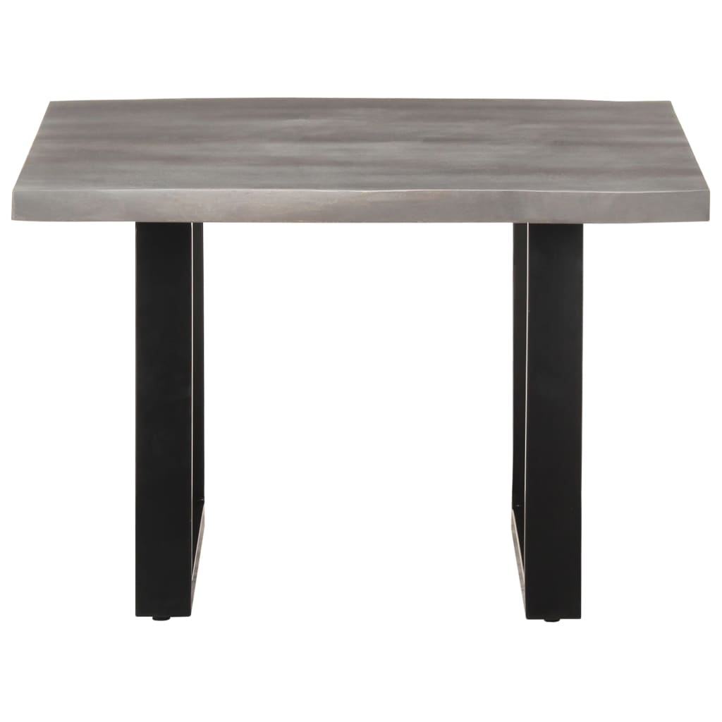 Salongbord Sofabord Tre heltre akasie med naturlige kanter 60x60x40 cm