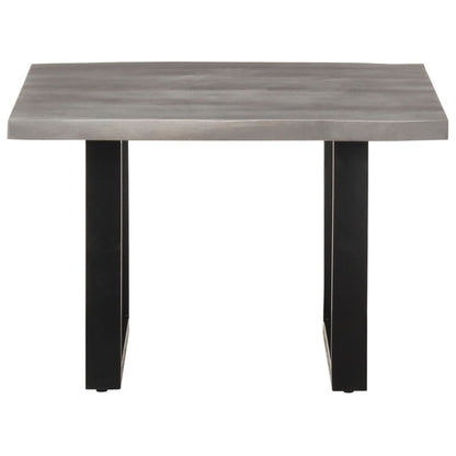 Salongbord Sofabord Tre heltre akasie med naturlige kanter 60x60x40 cm