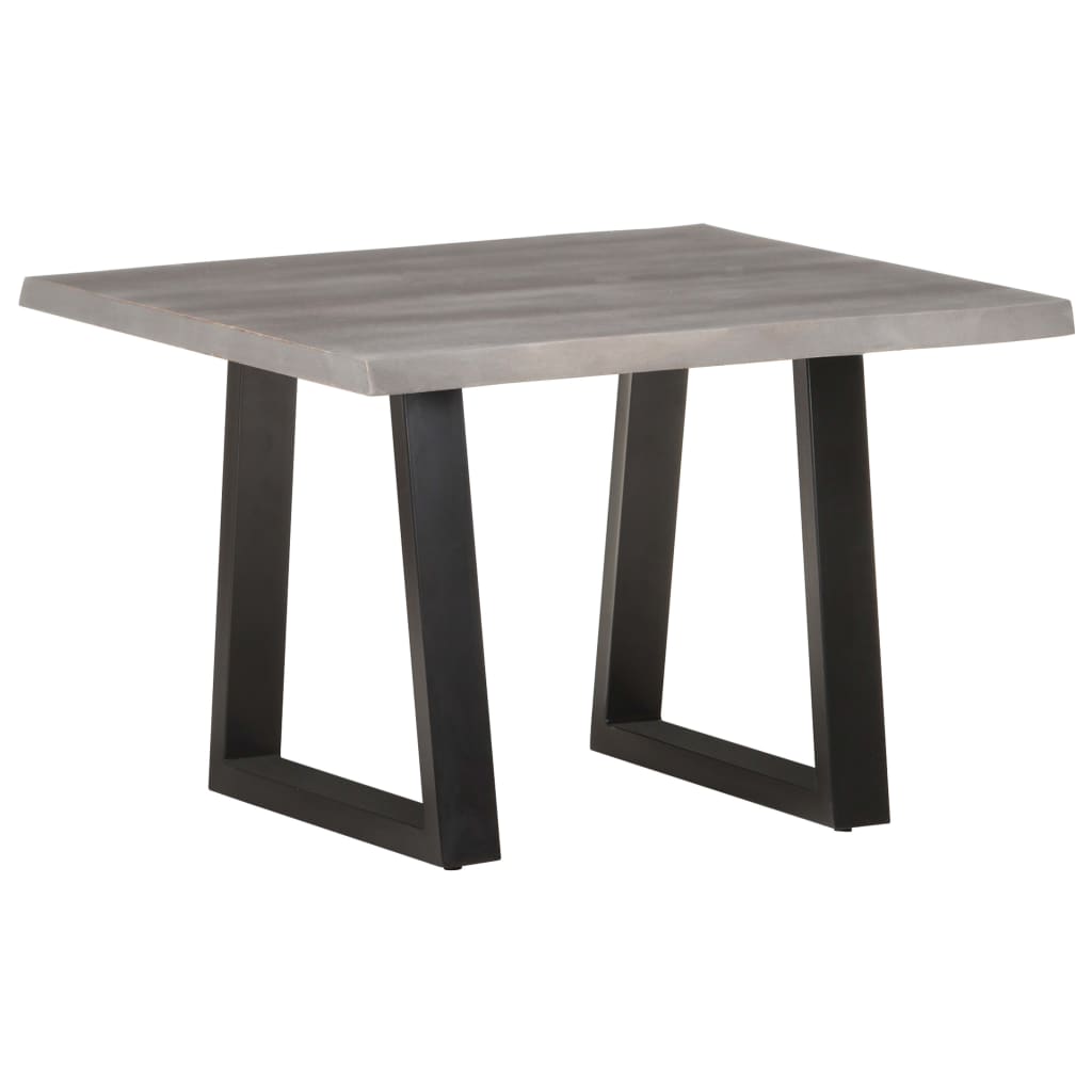 Salongbord Sofabord Tre heltre akasie med naturlige kanter 60x60x40 cm