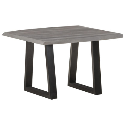 Salongbord Sofabord Tre heltre akasie med naturlige kanter 60x60x40 cm