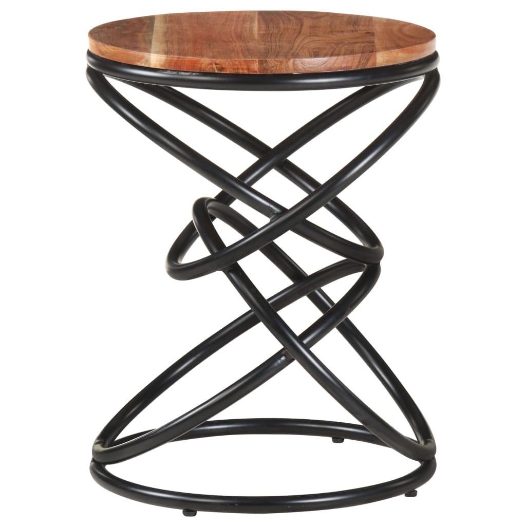 Sidebord Tre Endebord 40x40x52 cm heltre akasie
