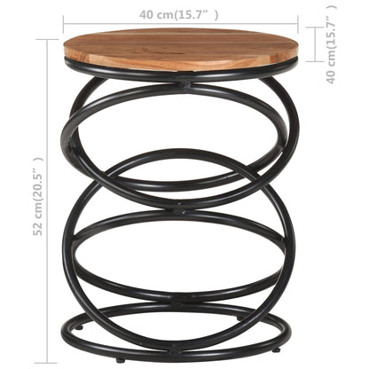 Sidebord Tre Endebord 40x40x52 cm heltre akasie