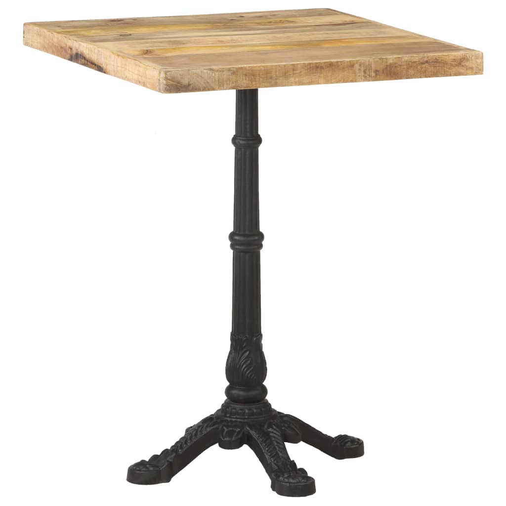 Bistrobord 60x60x77 cm grovt mangotre