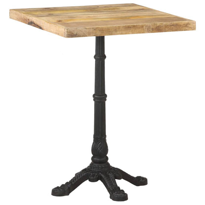Bistrobord 60x60x77 cm grovt mangotre
