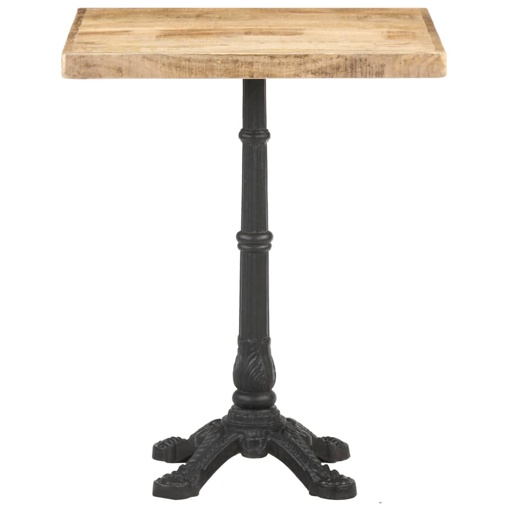 Bistrobord 60x60x77 cm grovt mangotre