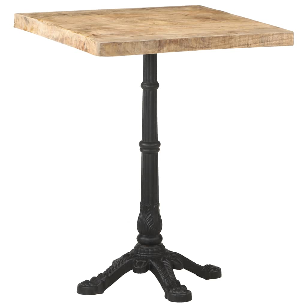 Bistrobord 60x60x77 cm grovt mangotre