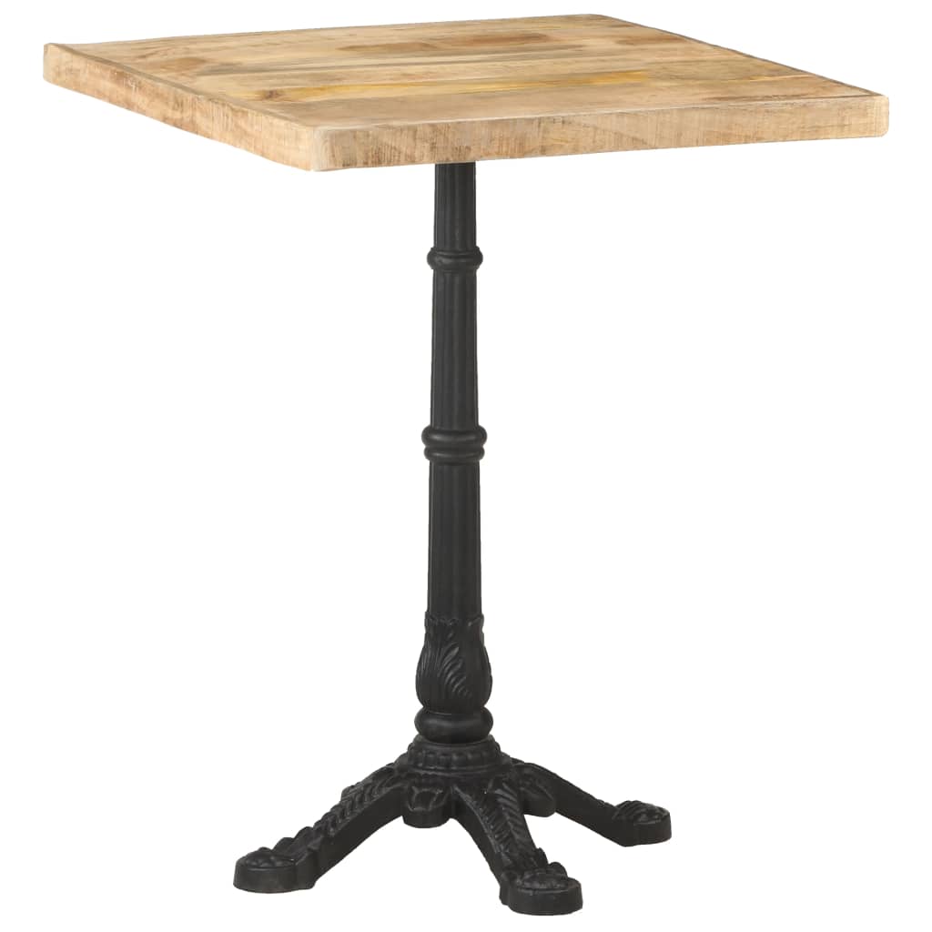 Bistrobord 60x60x77 cm grovt mangotre