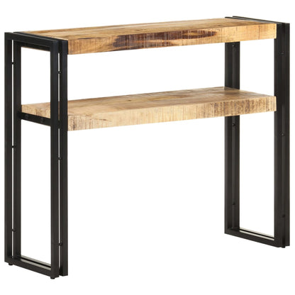 Avlastningsbord Konsollbord Tre 90x30x75 cm grov mangotre