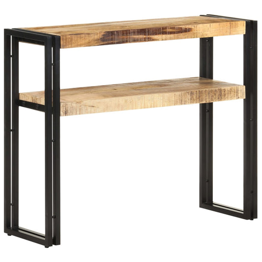 Avlastningsbord Konsollbord Tre 90x30x75 cm grov mangotre
