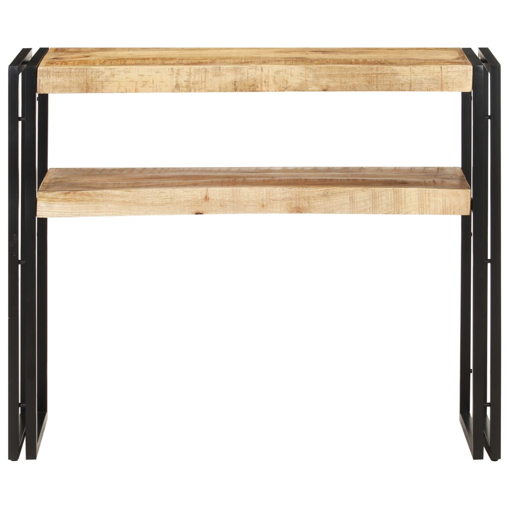 Avlastningsbord Konsollbord Tre 90x30x75 cm grov mangotre