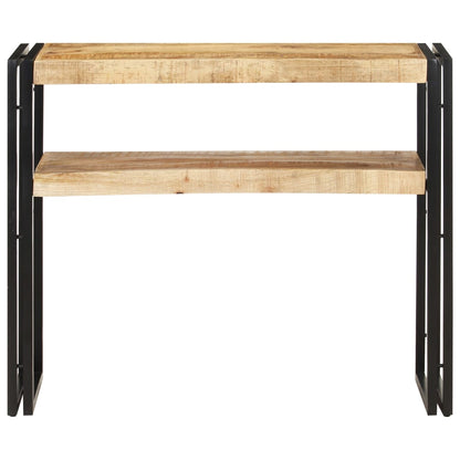 Avlastningsbord Konsollbord Tre 90x30x75 cm grov mangotre