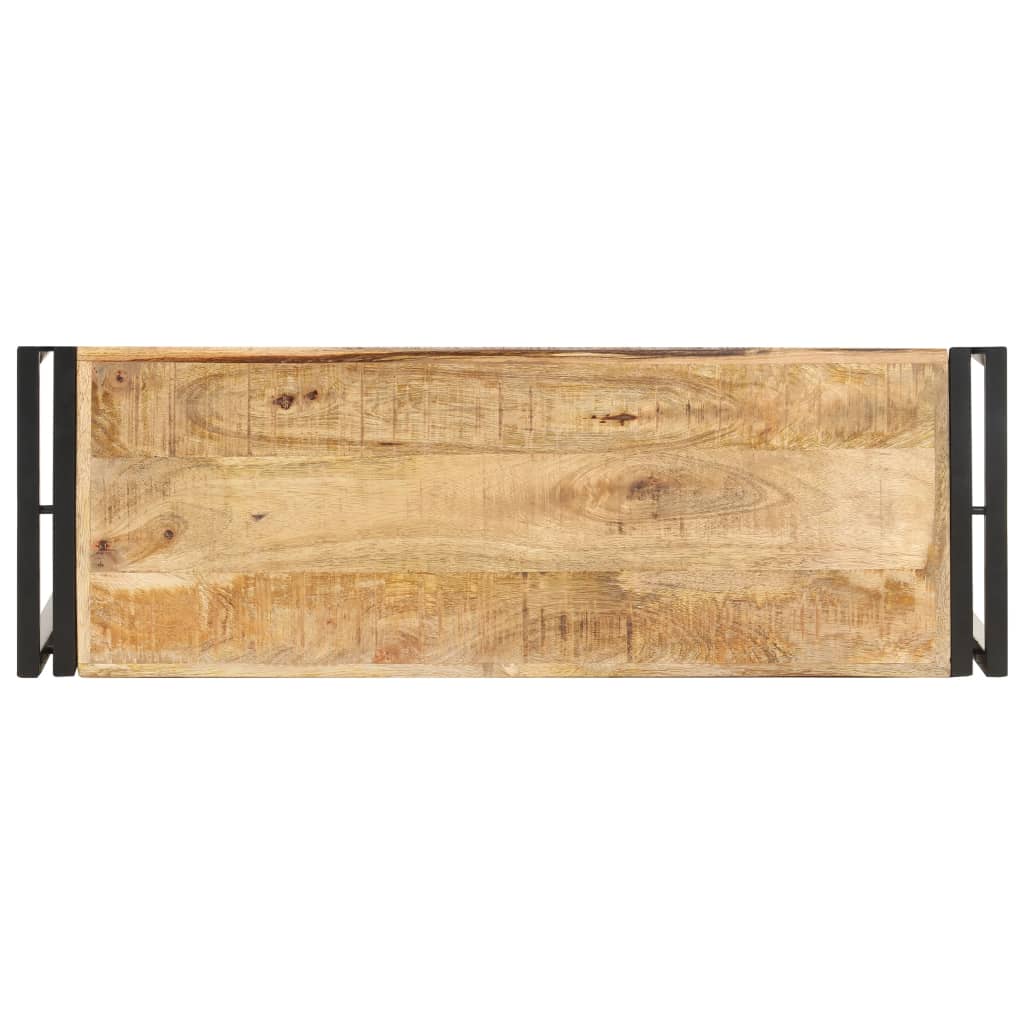 Avlastningsbord Konsollbord Tre 90x30x75 cm grov mangotre