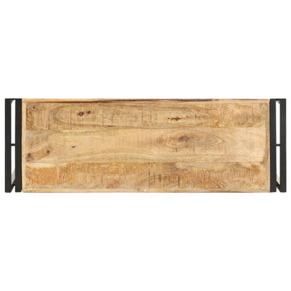 Avlastningsbord Konsollbord Tre 90x30x75 cm grov mangotre