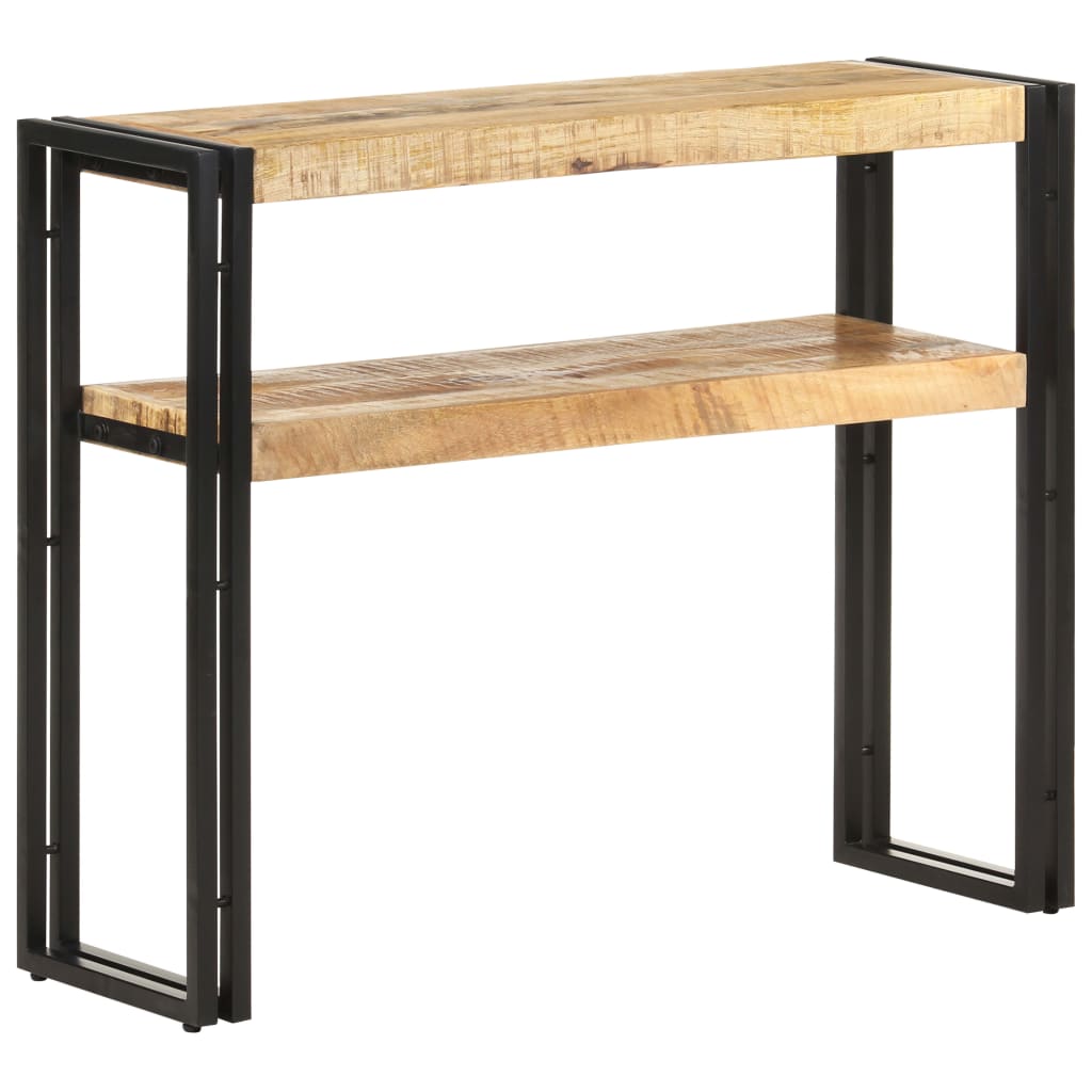Avlastningsbord Konsollbord Tre 90x30x75 cm grov mangotre
