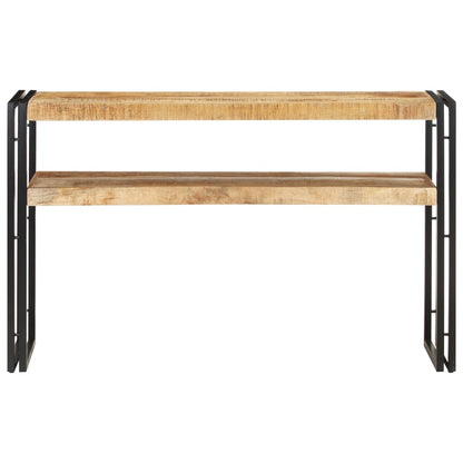 Avlastningsbord Konsollbord Tre 120x30x75 cm grov mangotre