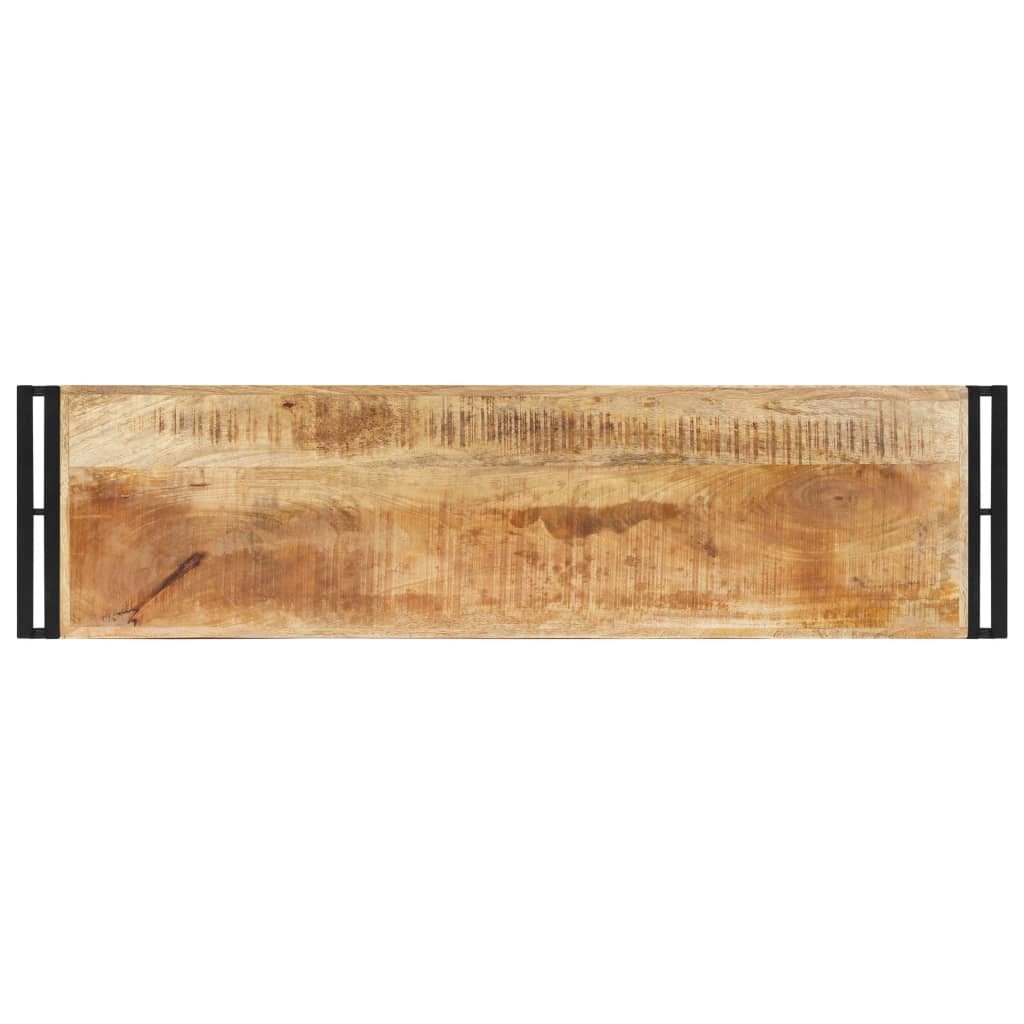 Avlastningsbord Konsollbord Tre 120x30x75 cm grov mangotre