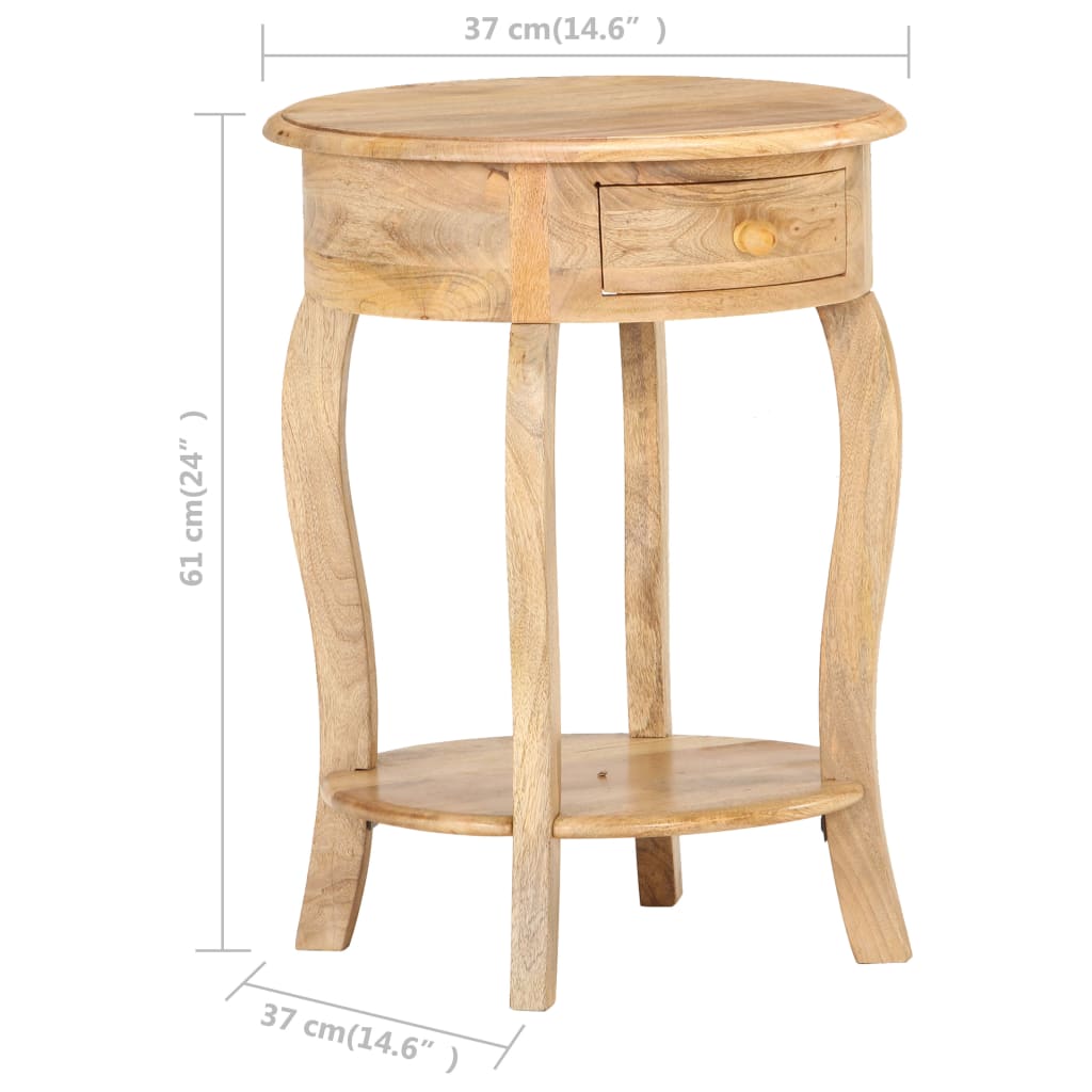 Sidebord Tre 37x37x61 cm heltre mango