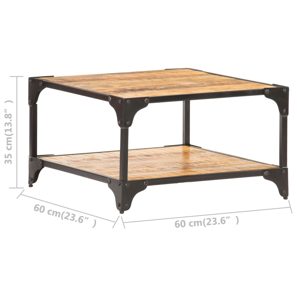 Salongbord Sofabord Tre Heltre Mango 60x60x35 cm