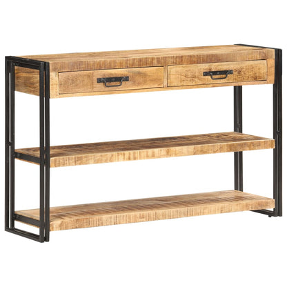 Skjenk Tre 120x30x75 cm grov heltre mango