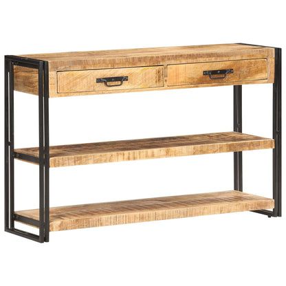 Skjenk Tre 120x30x75 cm grov heltre mango