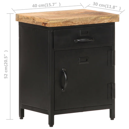 Nattbord Sengbord Tre heltre mangotre 40x30x52 cm