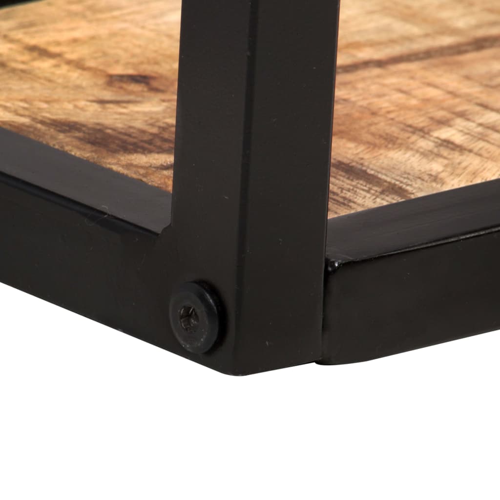 Vegghylle Tre 2 stk 80 cm grov heltre mango