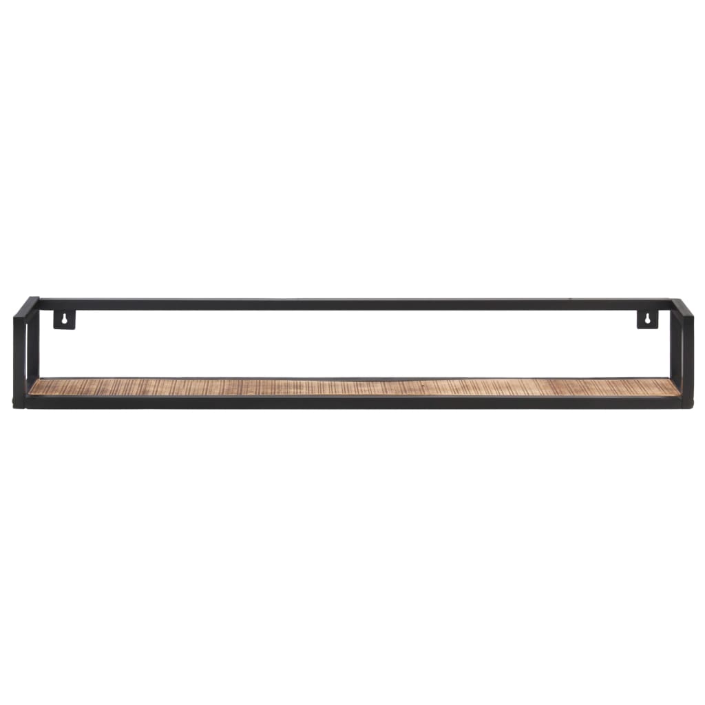 Vegghylle Tre 2 stk 120 cm grov heltre mango