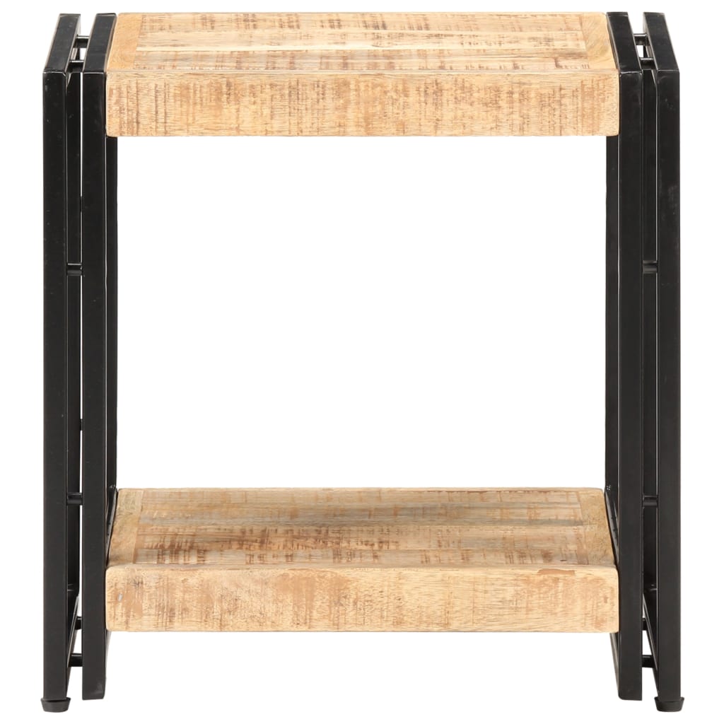 Sidebord Tre 40x30x40 cm grovt heltre mango