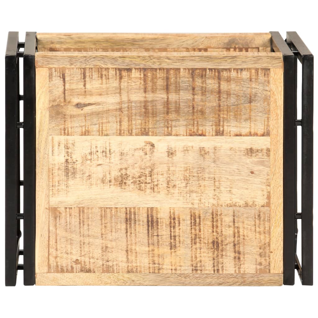Sidebord Tre 40x30x40 cm grovt heltre mango