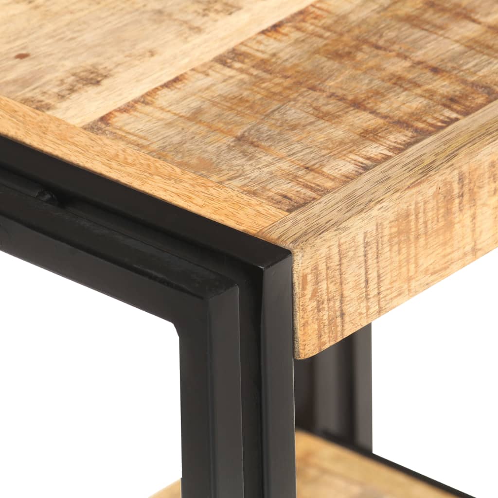 Sidebord Tre 40x30x40 cm grovt heltre mango