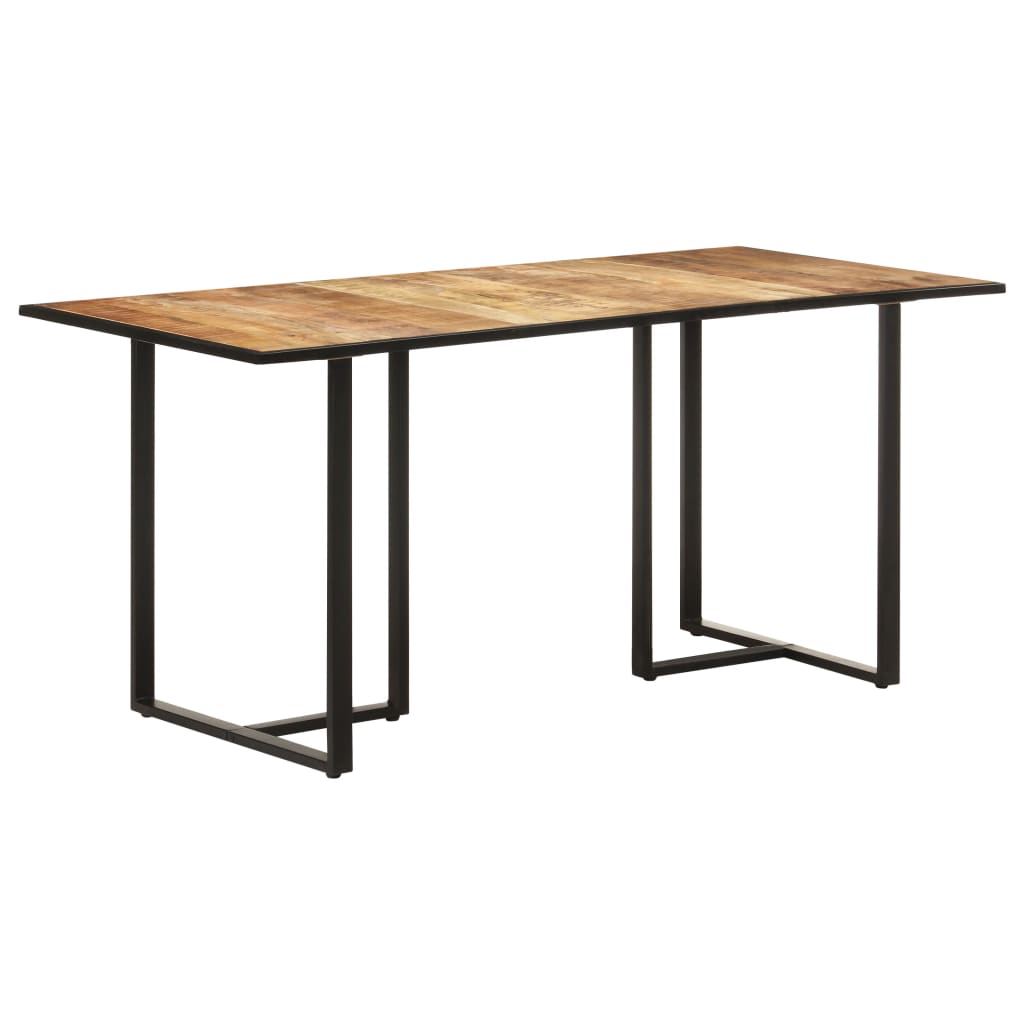 Spisebord Kjøkkenbord Tre 160 cm grovt mangotre