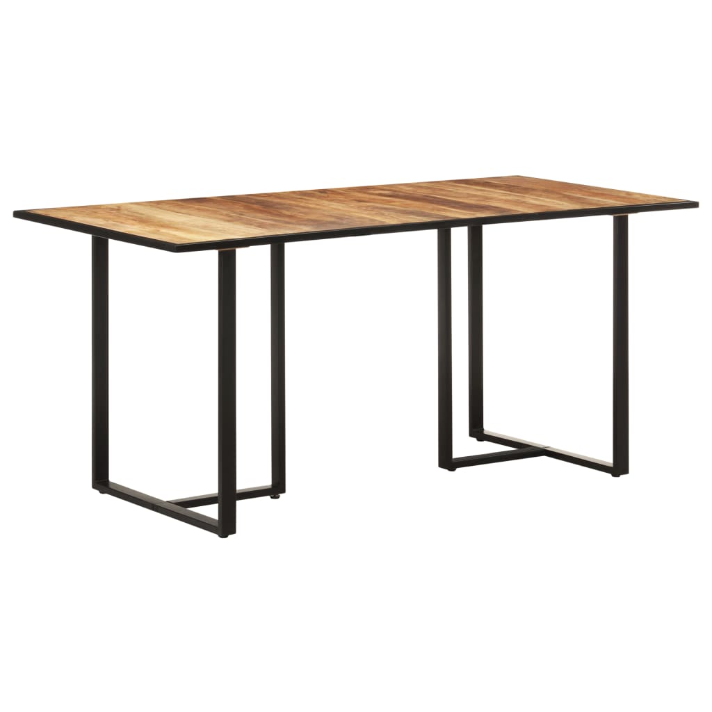 Spisebord Kjøkkenbord Tre 160 cm grovt mangotre