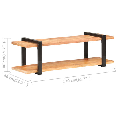 TV-Møbel Tre TV-benk heltre akasie 130x40x40 cm