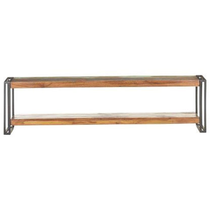 TV-Møbel Tre TV-benk gjenvunnet heltre 150x30x40 cm