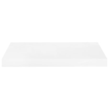 Vegghylle Høyglans Hvit Flytende 4 stk 50x23x3,8 cm MDF