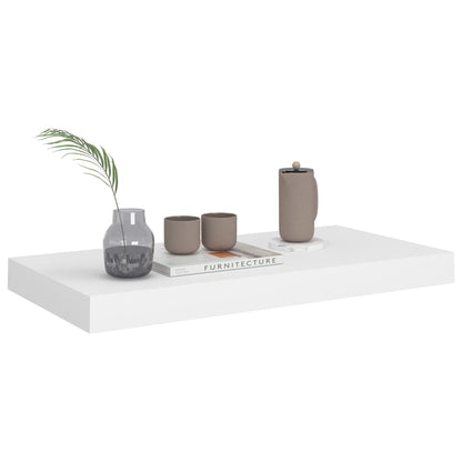 Vegghylle Hvit Flytende 4 stk 50x23x3,8 cm MDF