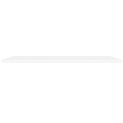 Vegghylle Hvit Flytende 2 stk 120x23,5x3,8 cm