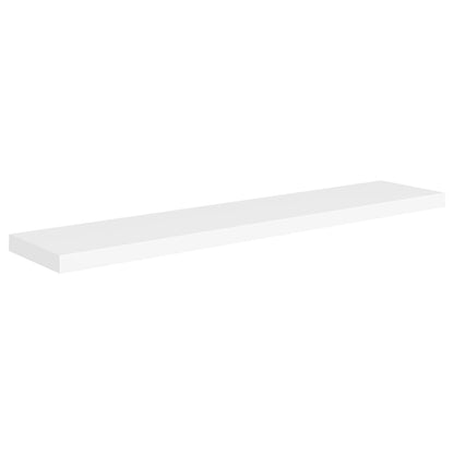 Vegghylle Hvit Flytende 4 stk 120x23,5x3,8 cm