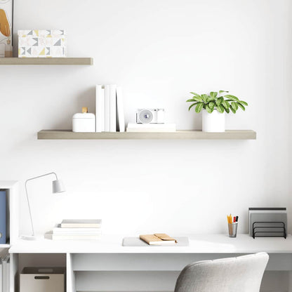 Vegghylle Flytende eik 120x23,5x3,8 cm MDF