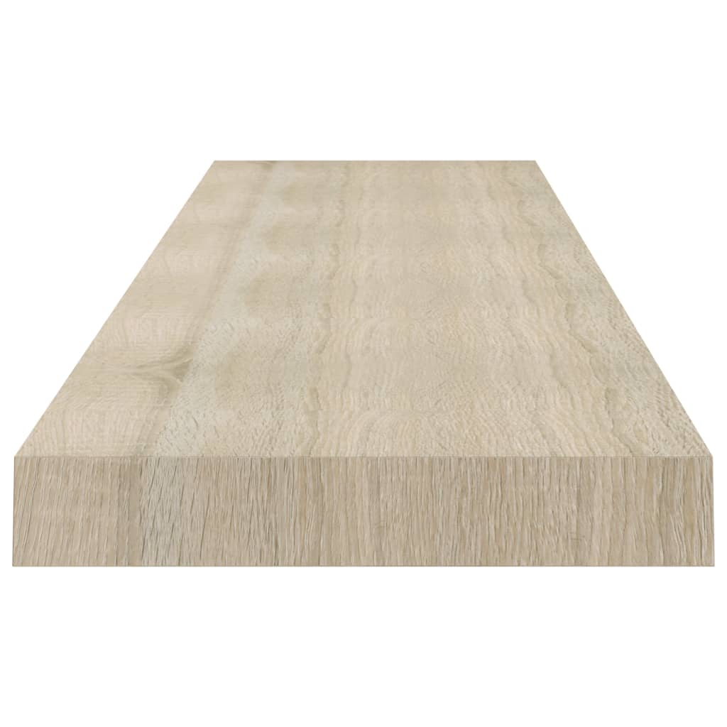 Vegghylle Brun Eik Flytende 4 stk 120x23,5x3,8 cm