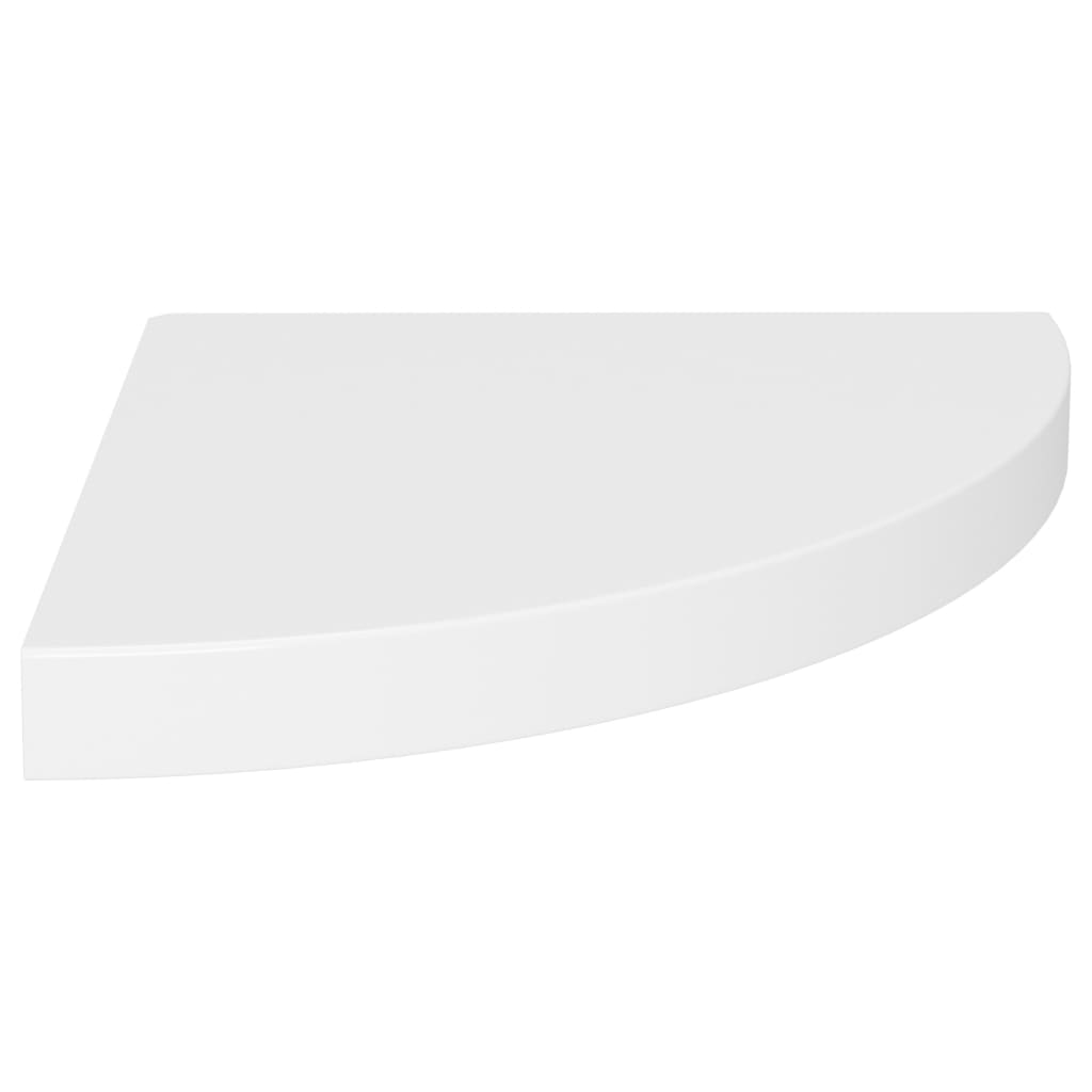 Vegghylle Hvit Flytende 4 stk 35x35x3,8 cm