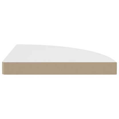 Vegghylle Hvit Flytende 4 stk 35x35x3,8 cm