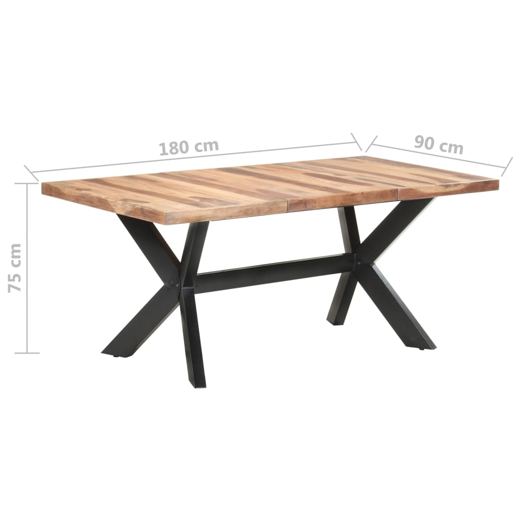 Spisebord Kjøkkenbord Tre 180x90x75 cm heltre med honningfinish