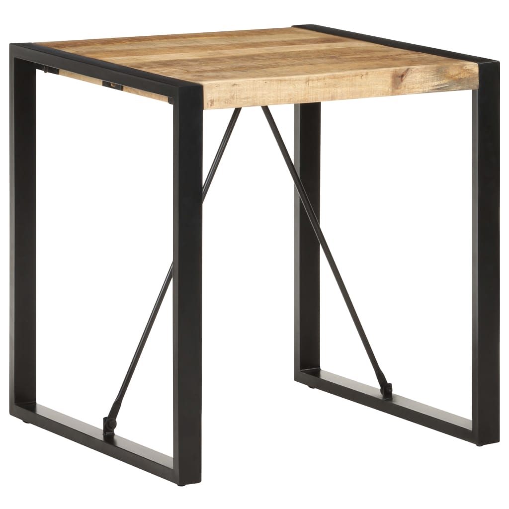 Spisebord Kjøkkenbord Tre 70x70x75 cm grov heltre mango
