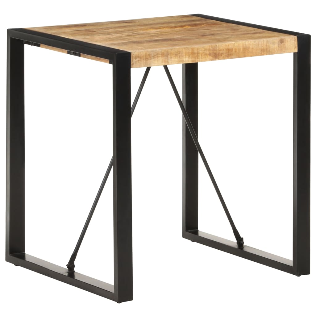 Spisebord Kjøkkenbord Tre 70x70x75 cm grov heltre mango