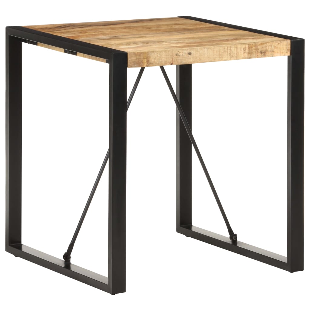 Spisebord Kjøkkenbord Tre 70x70x75 cm grov heltre mango