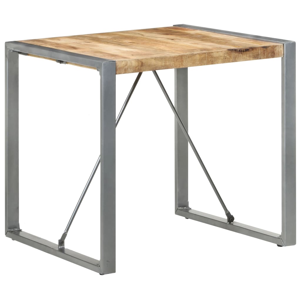 Spisebord Kjøkkenbord Tre 80x80x75 cm grovt mangotre