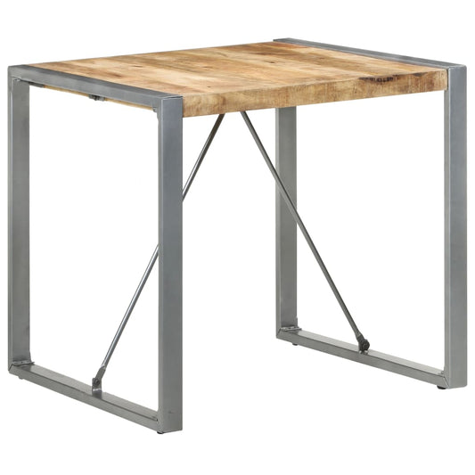 Spisebord Kjøkkenbord Tre 80x80x75 cm grovt mangotre