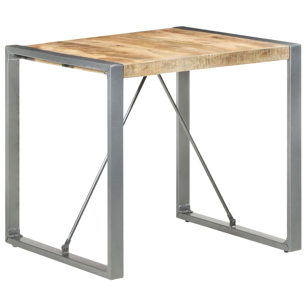 Spisebord Kjøkkenbord Tre 80x80x75 cm grovt mangotre