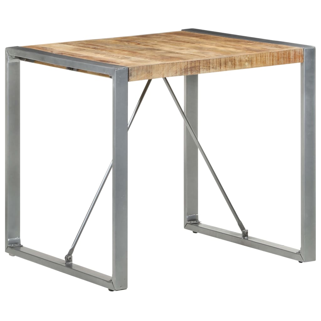 Spisebord Kjøkkenbord Tre 80x80x75 cm grovt mangotre